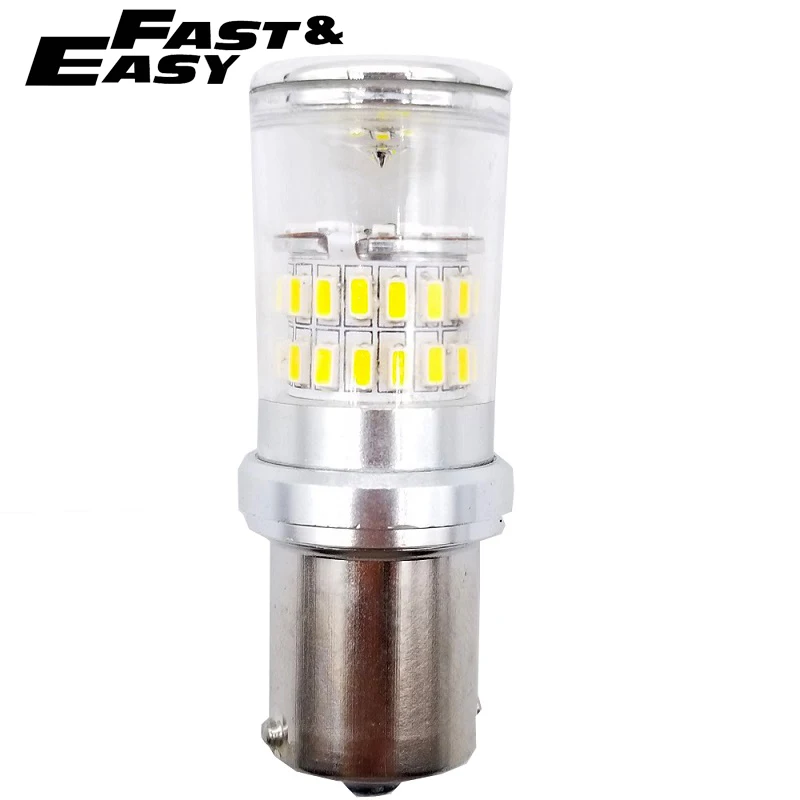 BA15S 1156 48SMD 2615Canbus Led Lamp For Car Turn Signal Lights Amber Yellow Lighting 12V  4W  480LM 3000K Yellow