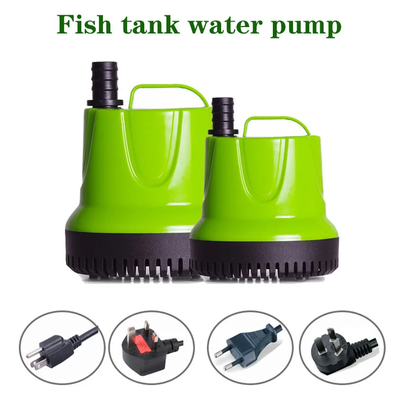 Submersible Water Pump for Fish Tank Pond, Hydroponics Garden Fountain, Ultra-Quiet Waterfall, 6W, 12W, 25W, 60W, 100W 110V-220V