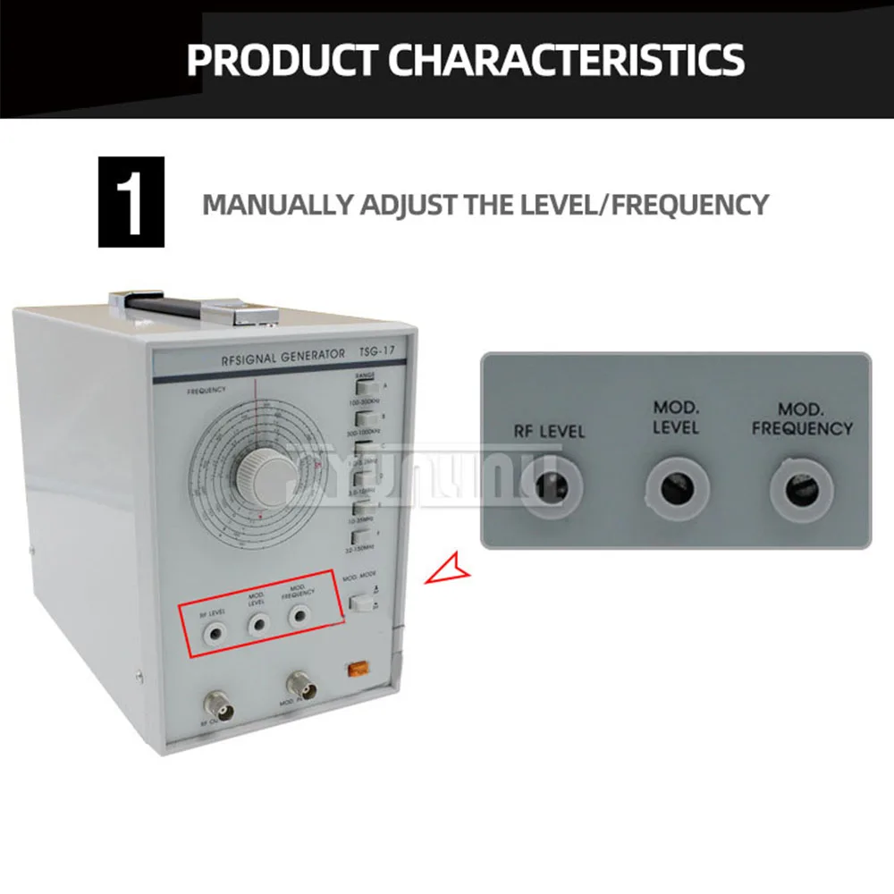 High Frequency Signal Generator 100KHZ to 150MHZ Signal Frequency TSG-17