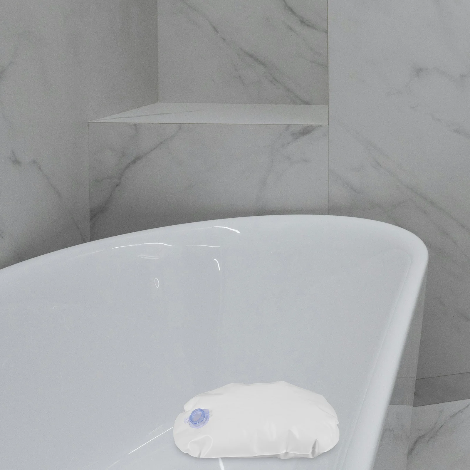 

Inflatable Bathtub Seat Cushion Water Filling with Bottom Suction Cups Anti-Slip Bathtub Sitting Pad for Home Bathroom Easy