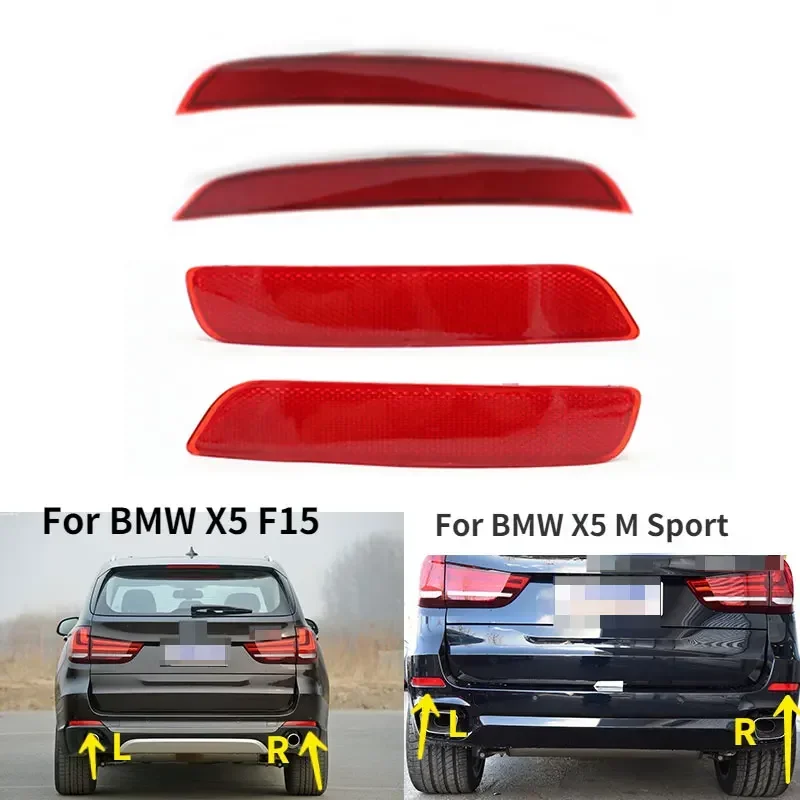 

For BMW X5 F15 M Sport 2014-2018 Car Rear Bumper Reflector Light Warning Lamp Reflective Strip