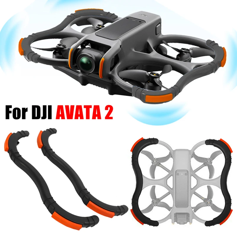 

Защитный бампер пропеллера для DJI Avata 2 ударопрочные протекторы противоударный бампер кольцо защита пропеллера аксессуары для дрона