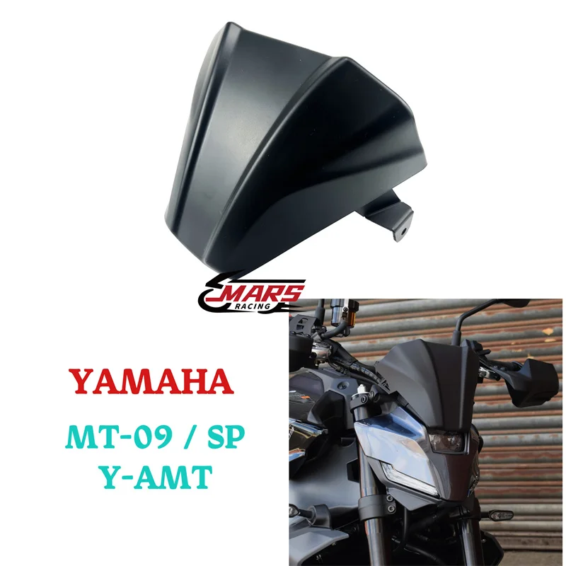 For YAMAHA MT-09 2024 2025 MT09 SP 24-25 Y-AMT Motorcycle Accessories Sport Windshield Visor Matt Black Windscreen