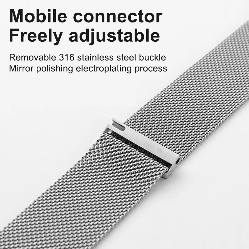 22mm Magnetic Strap for Samsung Samsung Galaxy Watch 3 45mm/46mm,,Magnetic Loop Strap for Samsung Galaxy watch Amazfit GTR Huami