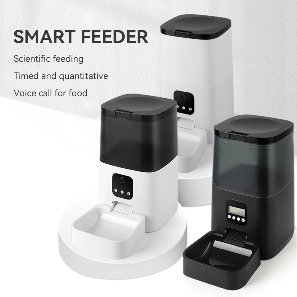 

STLF Smart Pet Wifi Button Video Control Automatic Dog Food Bowls Feeder