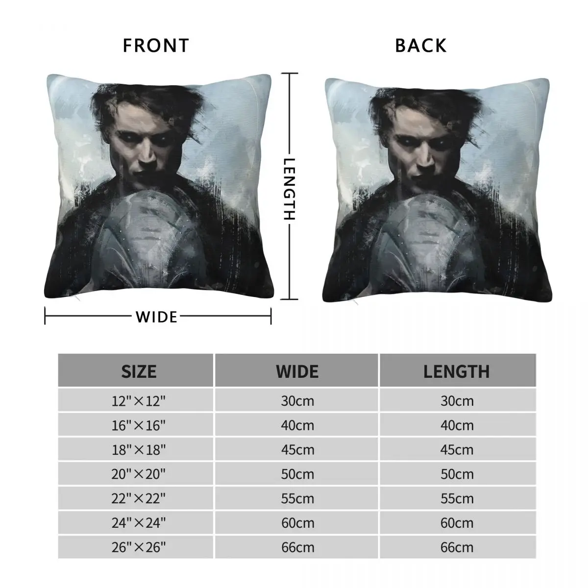 The Sandman Morpheus Dream Square Pillowcase Polyester Linen Velvet Pattern Zip Decor Car Cushion Cover 45x45
