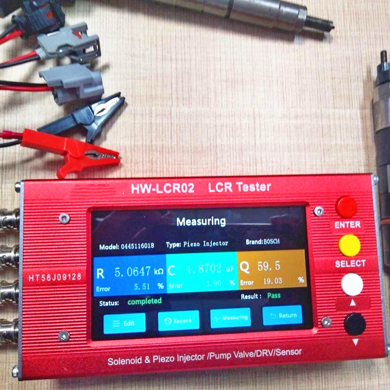 Injectorpomptester LCR digitale brug voor EUI EUP of mondstuktestmeeteenheid, DRV-klep en piëzo-elektromagnetische klep