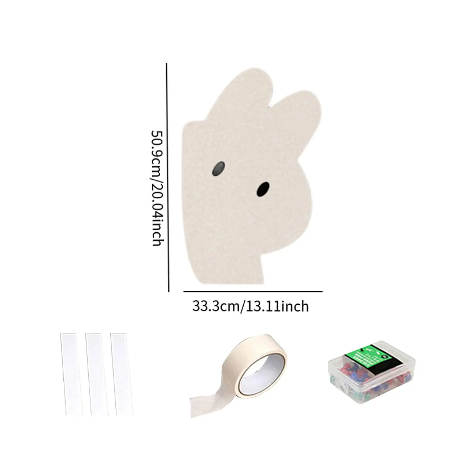 Felt Bulletin Board Felt Work Display Board Protector Office for Coffee Shop