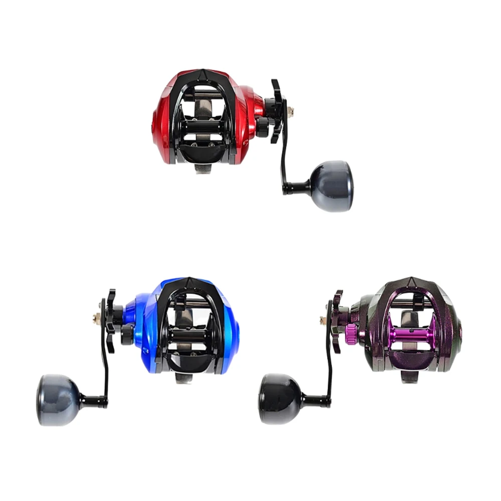 Super Braking Baitcasting Fishing Reel 5.3:1 High Speed Gear Ratio Smooth Fishing Reels Max Drag 12kg Long-range Droplet Wheels