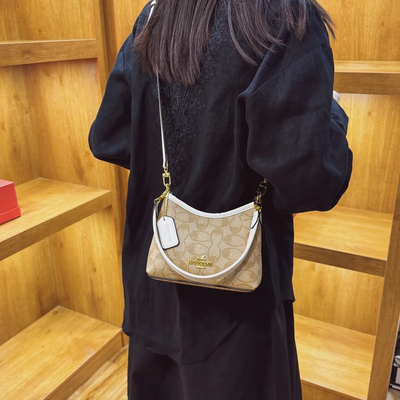 

Luxury Leather Messenger Bag For Women High End Crossbody Bag Classic Vintage Elegant Design