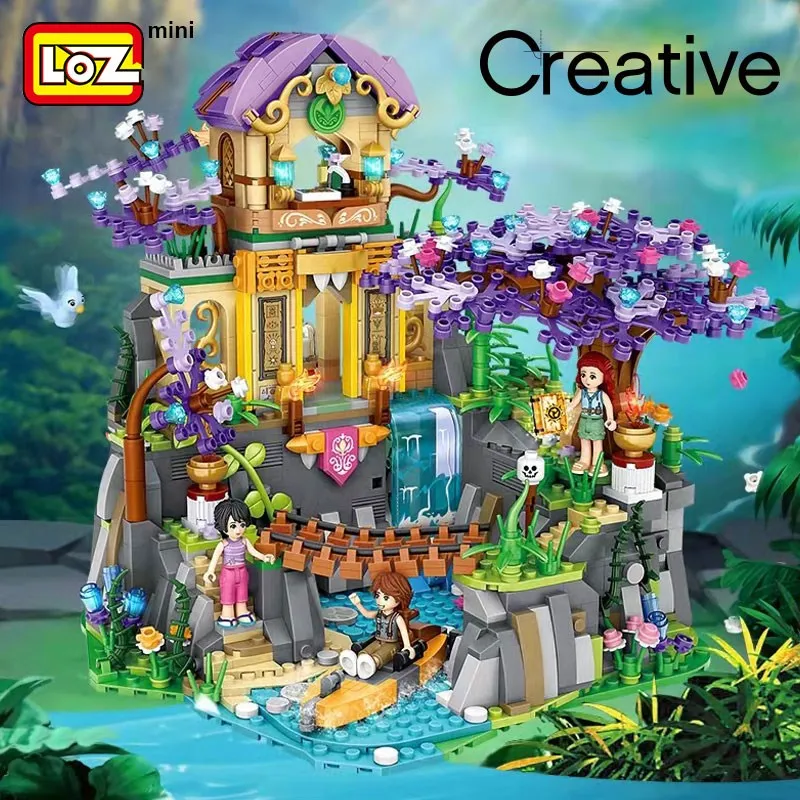 LOZ Building Blocks Lost Temple Mini Small Particle Assembly Toys Puzzle Adult Difficult Girls Boys