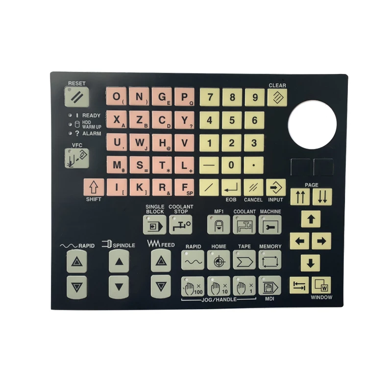 For MAZAK LGMAZAK System Operation Panel Key Membrane KS-6YZM01 KS-6YZL01B Button Film