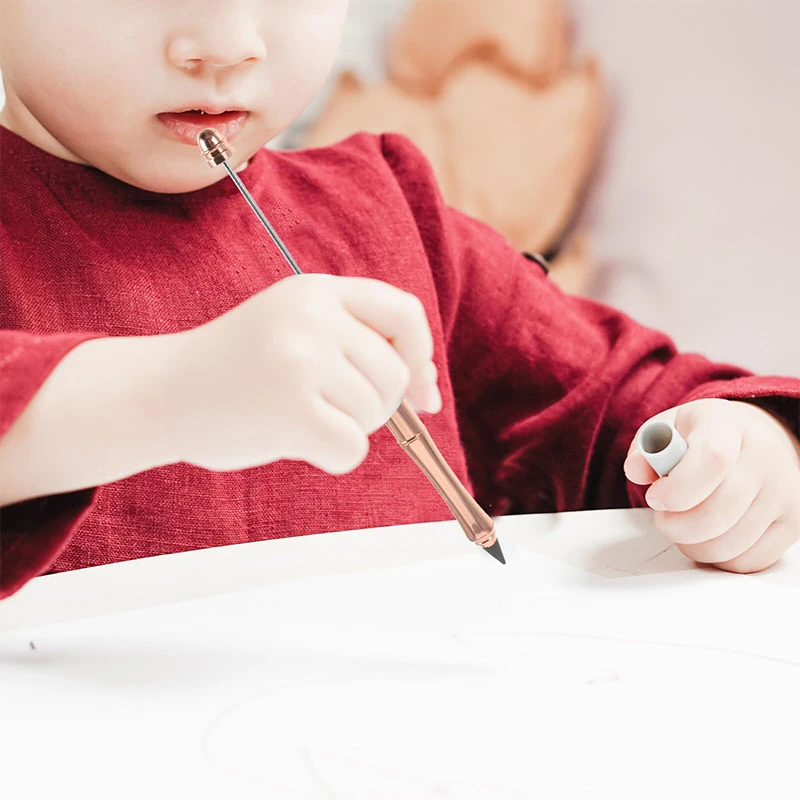 50Pcs DIY Bead Pencils Drawing No Sharpening Continuous Pencil Inkless Pencil Wholesale