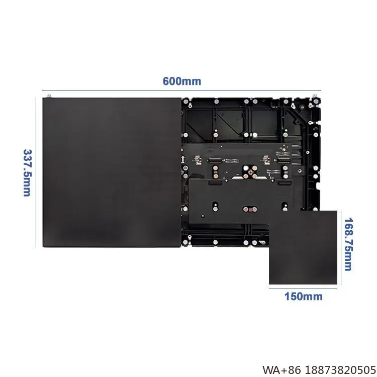 LED Pantalla 600*337.5 مللي متر خزانة داخلي P0.9 P1.2 P1.86 الإعلان فيديو لوحة الحائط Cob عرض شاشة الاجتماع