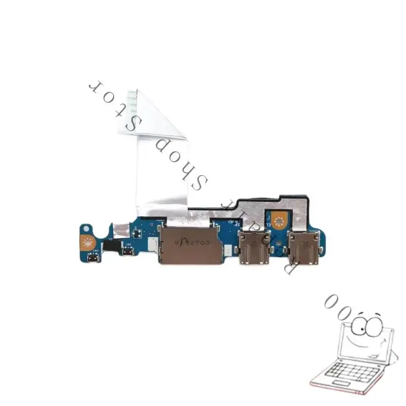 

For Lenovo Ideapad C340-14IWL FLEX-14IWL Switch Power Botton USB Board With Cable NBX0002GB00 EL4C4 LS-H085P 5C50W87555 #