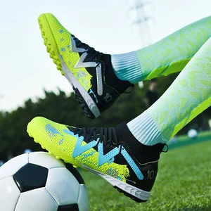 Unisex -Fußballschuhe für Männer, TF -Fußballstiefel, hohes Fass, Nicht -Slip, Sportheftern, Verschleiß, Futsal, Outdoor, Jungen, Mädchen 10 Futsal -Tennis für Frauen für Frauen - №7