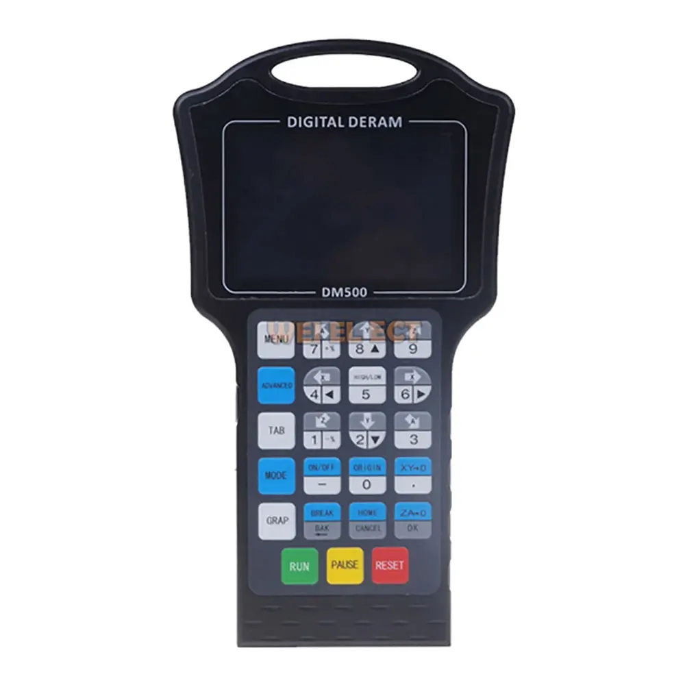 Numerical Control Machine Controller Dm500 3/4-axis Handheld 500kHz Pulse UDisk Reading G Code CNc Carving