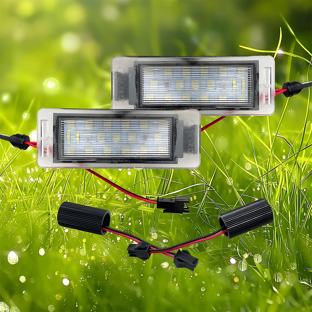 1 زوج LED رقم الترخيص لوحة ضوء الجمعية لأوبل موكا X إنسيجنيا 2009-2017 الرياضة بجولة كاديلاك CTS 2011-2018