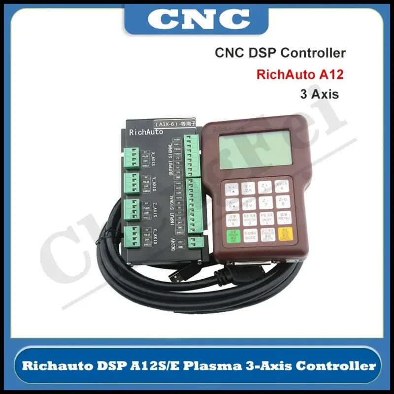 سيارة A12 CNC تحكم البلازما DSP 3-Axis USB CNC نظام التحكم في الحركة النسخة الإنجليزية آلة التوجيه باستخدام الحاسب الآلي آلة القطع