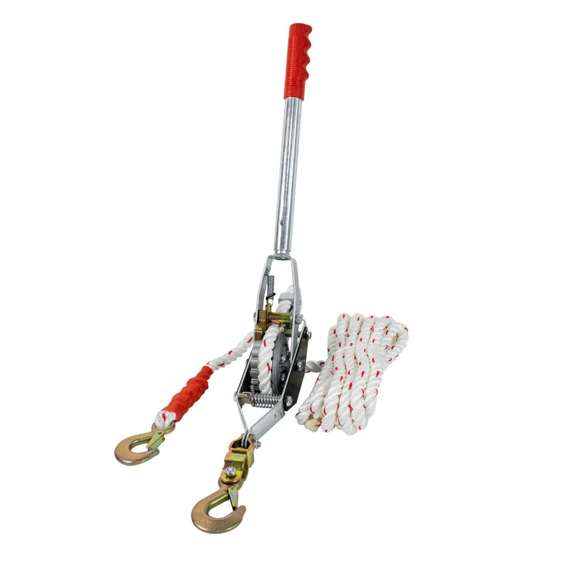 1.5T Manual Tensioner, Winch-Style Rope Tensioner, Suitable for Moving Boats, Heavy-Duty Ratchet-Powered Rope Tensioning Tool