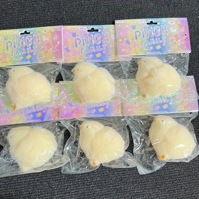 1Pc Chick Squishy Squeeze Speelgoed Kids Adult Soft Pinch Pop Fidget Speelgoed Entertainment Games voor Kinderen Halloween Kerstcadeaus