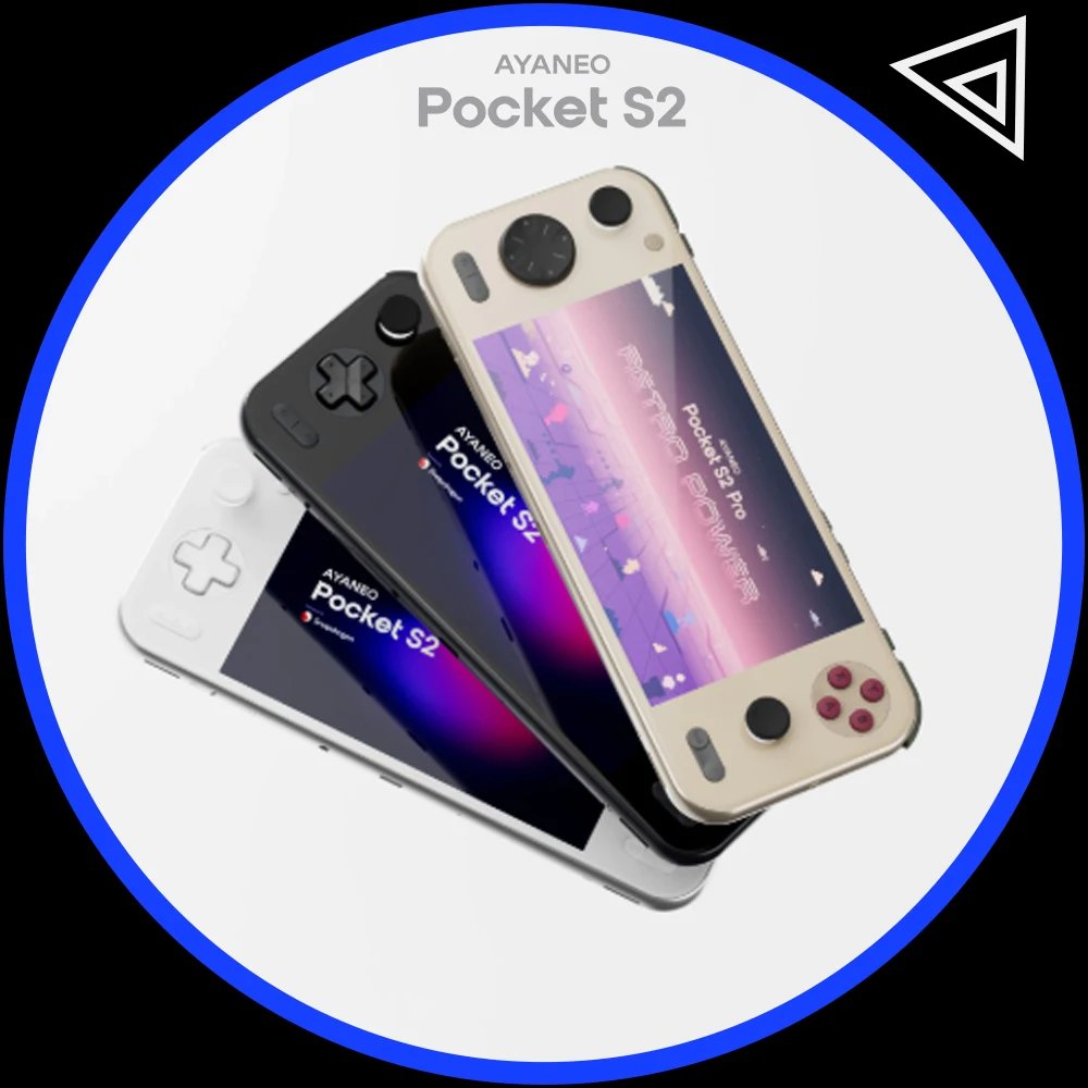 Игровая консоль AYANEO Pocket S2 Pro, 6,3-дюймовый 2K IPS-экран, портативные консоли RGB TMR, джойстик, ручная консоль с триггером зала