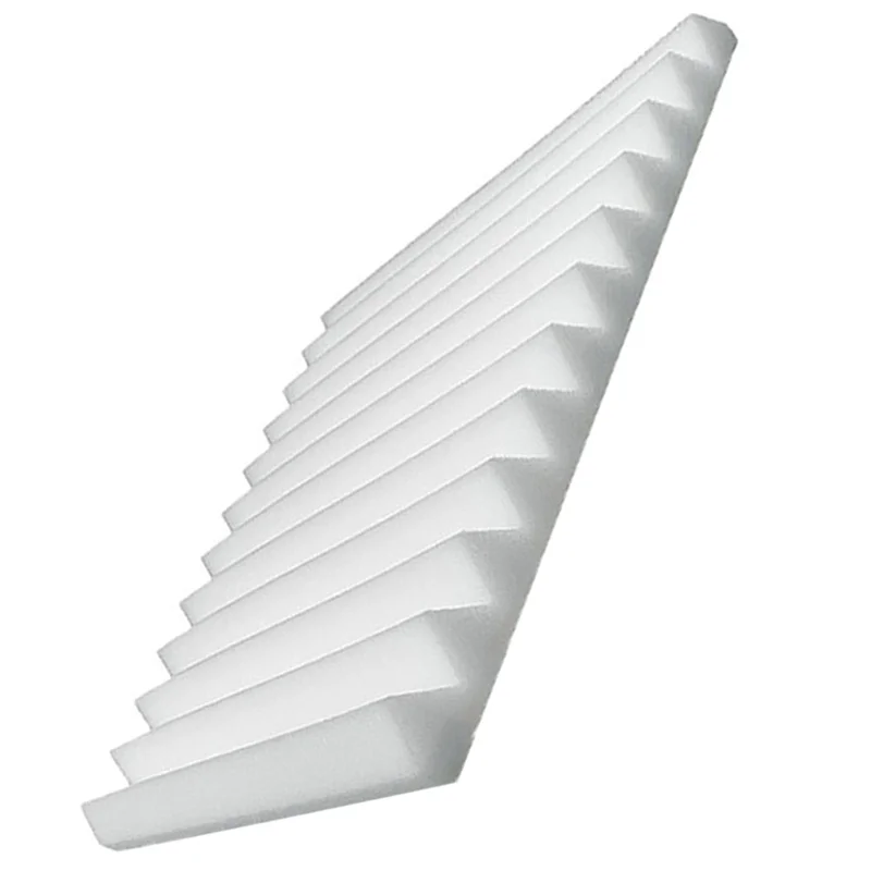 

AT43-Acoustic Foam Panels 24 Pcs, Soundproof Wall Panels 30X30x5cm, High Density Sound Absorbing Panel For Walls White