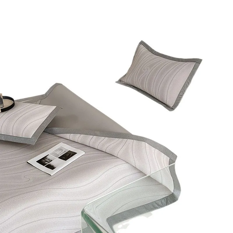 

Customizable summer three-piece set sweat-absorbing breathable machine washable thickened air conditioner soft mat