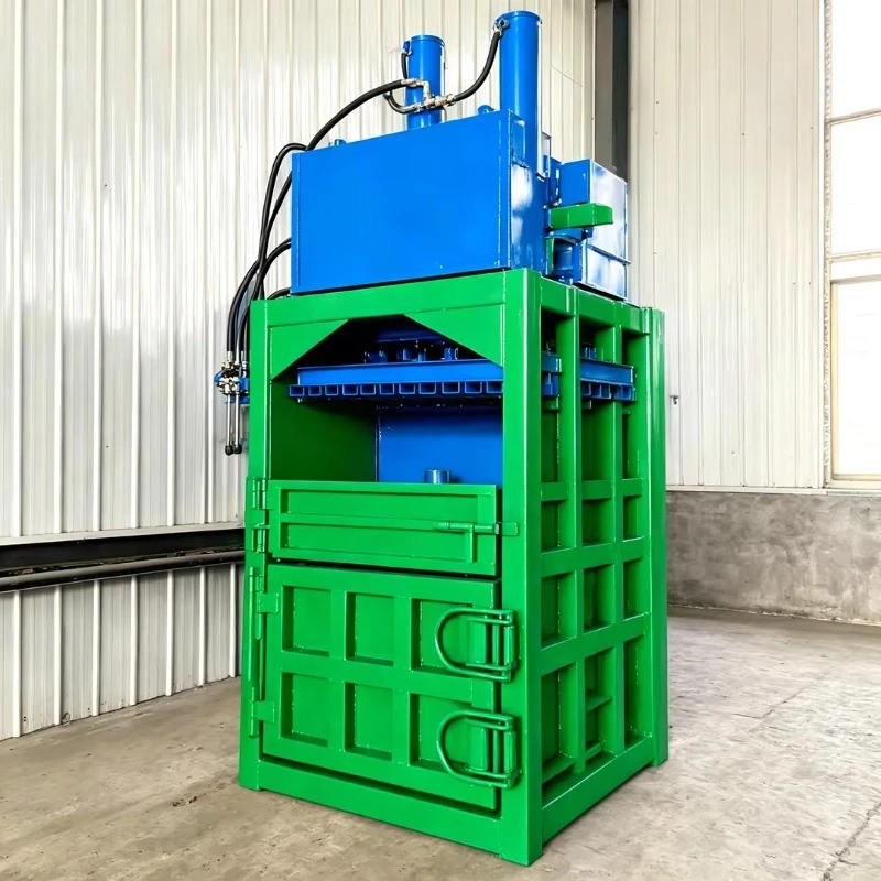 100T 1200MM Stroke Waste Paper Compactor Cardboard Compactor Customized Hydraulic Waste Baler Cardboard Plastic Textiles