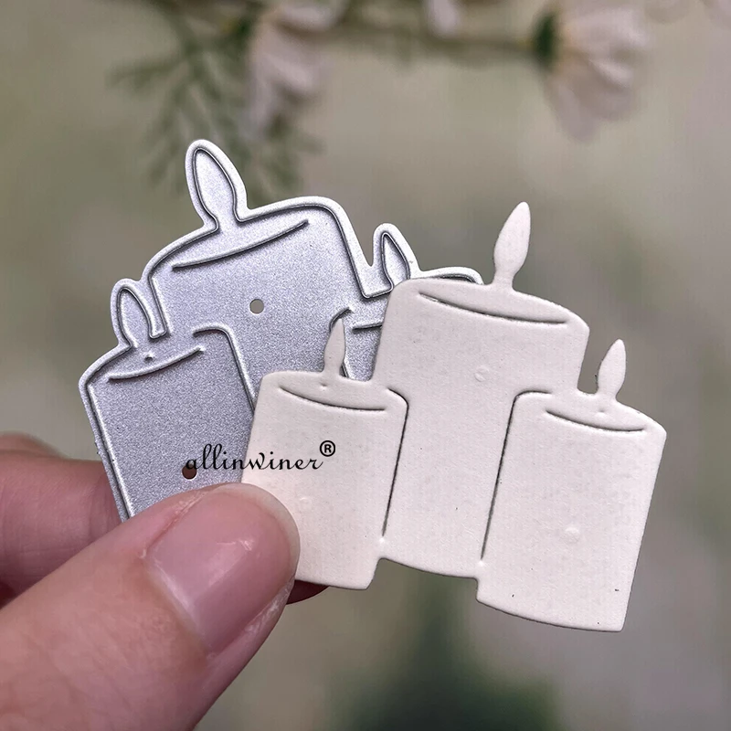 New Candle decoration DIY Craft Metal Cutting Die Scrapbook Embossed Paper Card Album Craft Template Stencil Dies