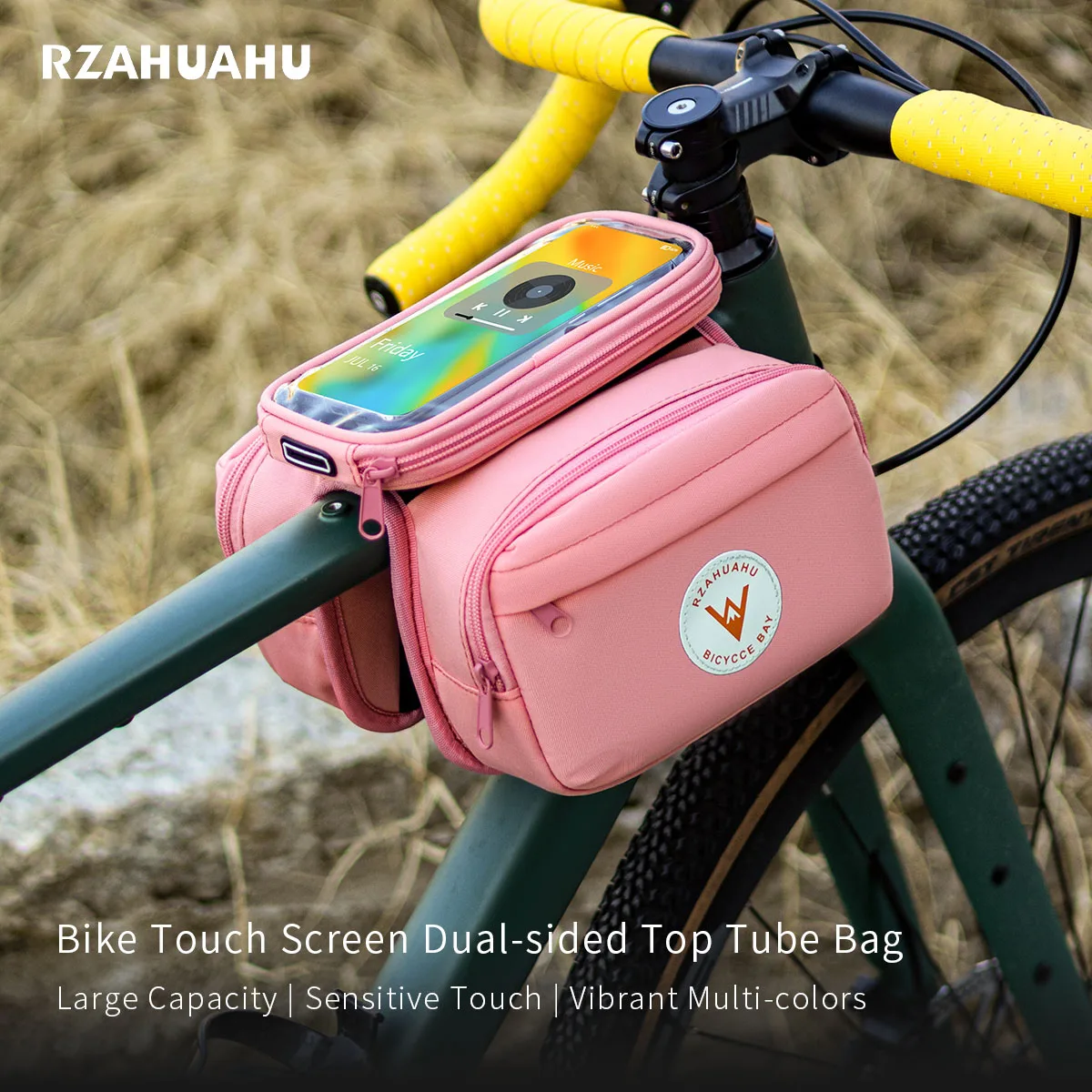 

Bicycle bag front tube bag mountain bike double bag phone bag top tube bag saddle bag cycling gear
