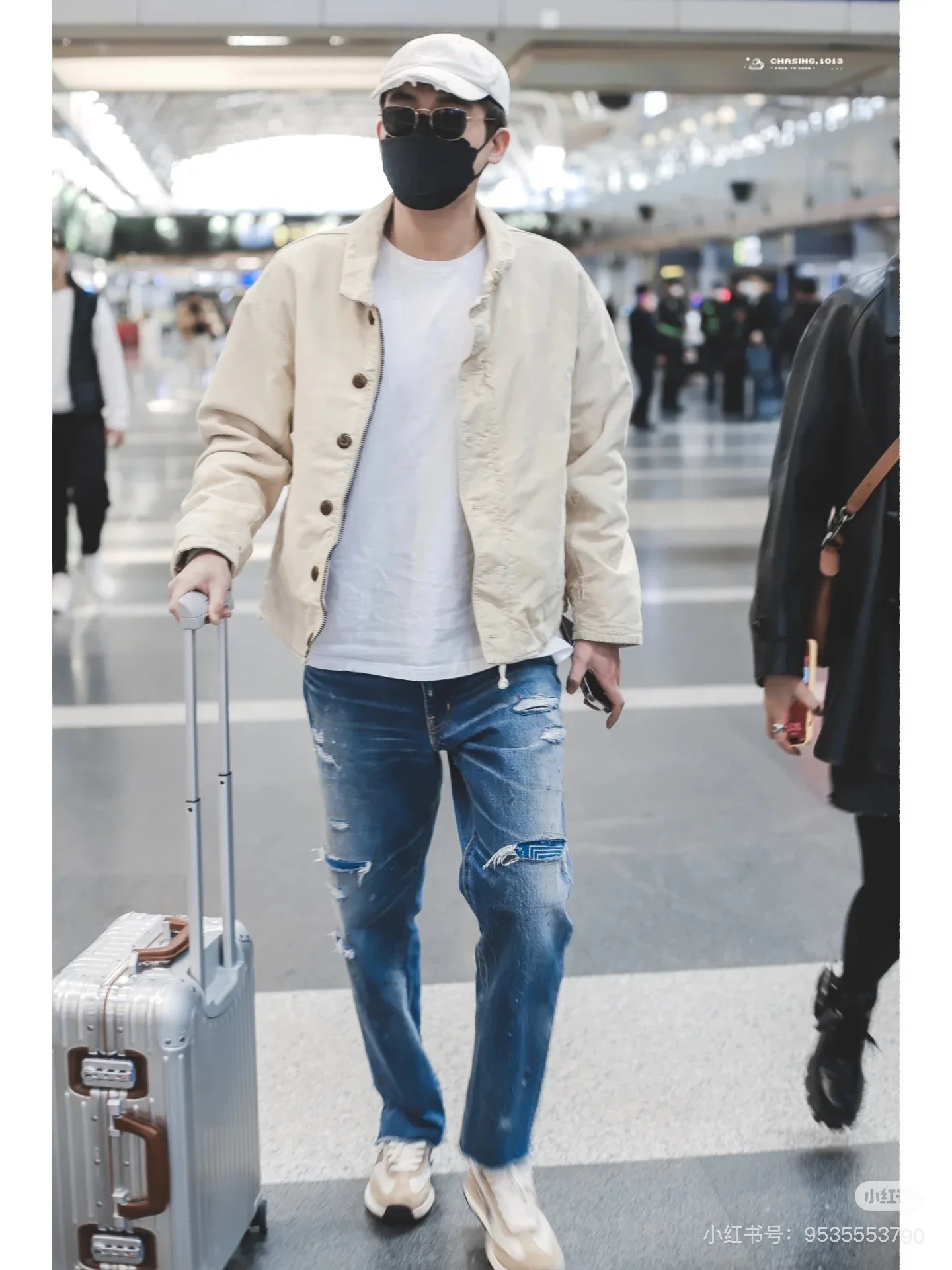 VISVIM WMV PURSER DECK patch vlek gemaakt oud dek colbert