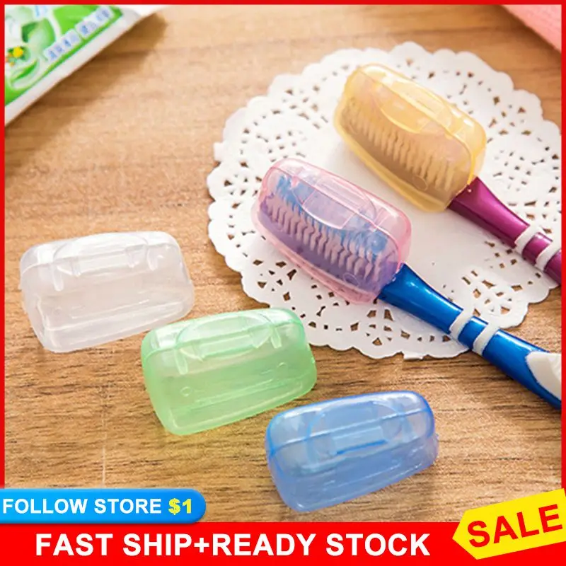 5PCS/Set Travel Toothbrush Head Protective Caps Portable Toothbrush Head Protective Cover Health Germproof Toothbrush Protector