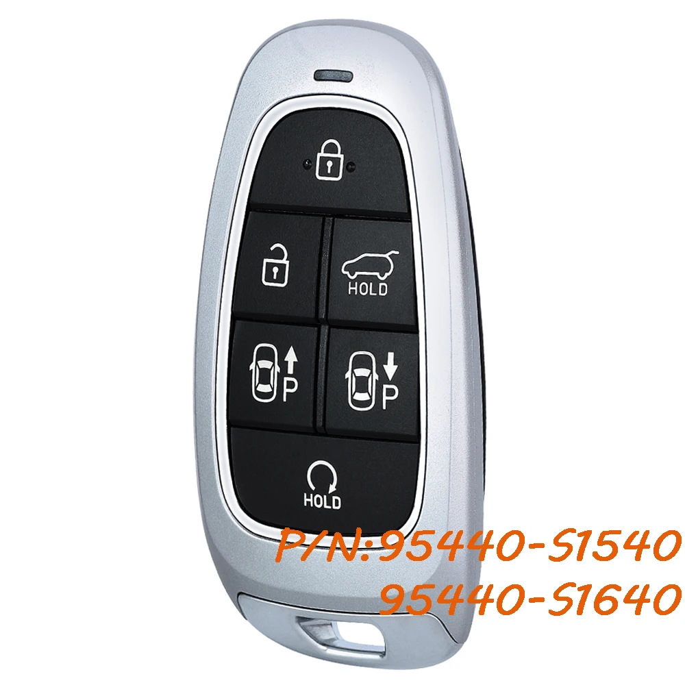 

KEYECU 95440-S1540 95440-S1640 для Hyundai Santa Fe 2021 2022 2023 2024 умный дистанционный брелок 433 МГц TQ8-FOB-4F44