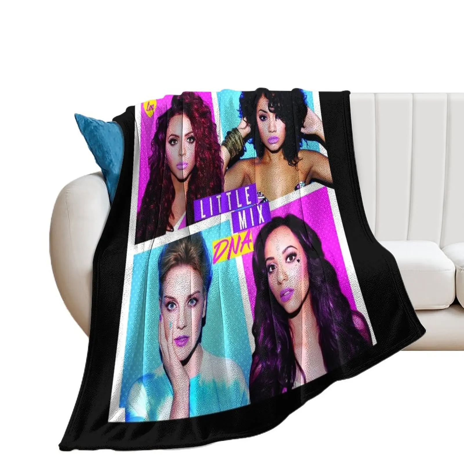 

Little Mix dna Throw Blanket Bed Decoratives Loose Blankets