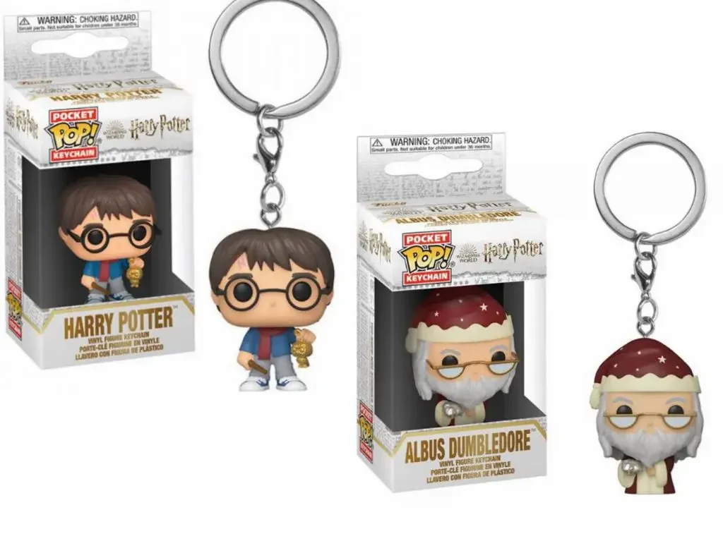 Funko pop Dumbledore المفاتيح دمية عيد الميلاد طبعة قلادة عمل الشكل جمع نموذج هدايا للأطفال هدايا عيد ميلاد