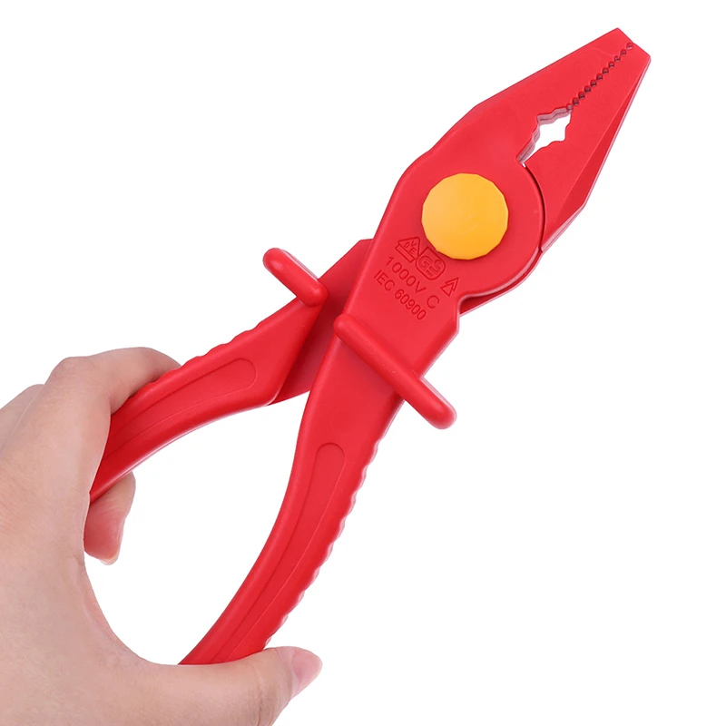 

U50 Labor-saving VDE Insulated Electrician Knife Plastic Pliers 1000V Insulated with Anti-burn Glass Fiber for Hand Tools