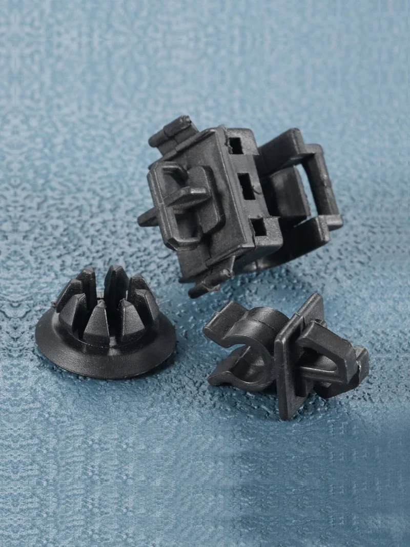 3pcs/set Hood Rod Holder Opener Stay Grommet Clip Black Car Stuff for Honda Accord Odyssey Pilot RB1 90601-S84-A01 90602-S84-A01