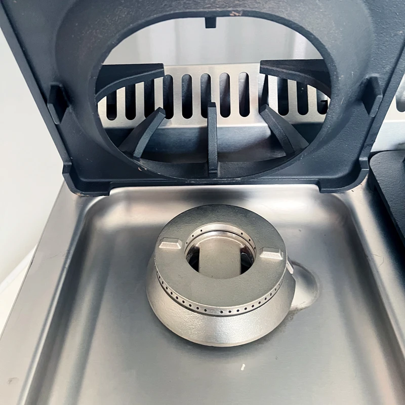 TLF Fogão de indução de cozinha aberta de alta qualidade com tanque de sopa Equipamento de cozinha comercial para cozinhar macarrão