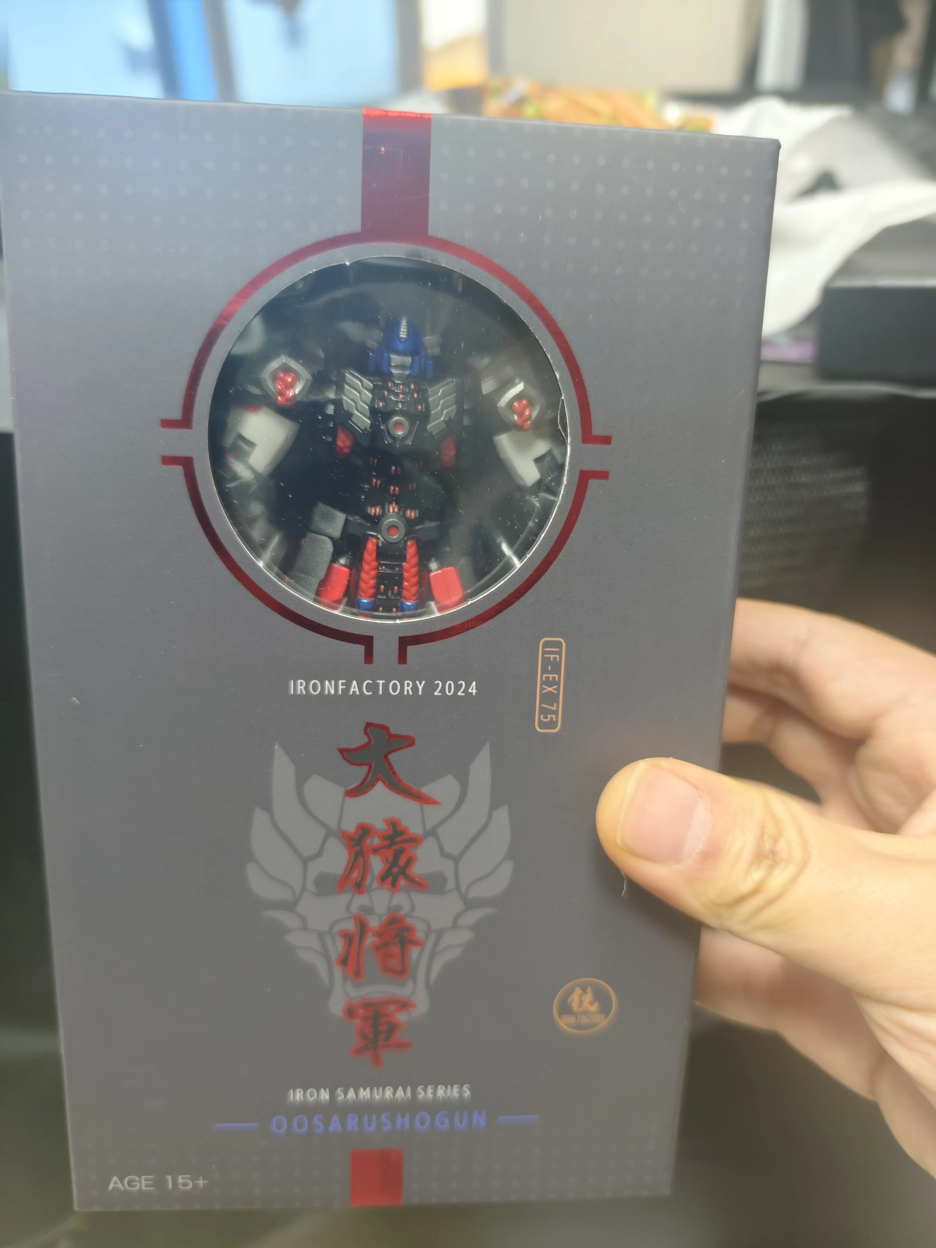 IN MAGAZZINO Trasformazione Fabbrica di Ferro Ferro Samurai Serie SE EX-75 EX75 Oosarushogun Action Figure Robot Giocattoli Regalo