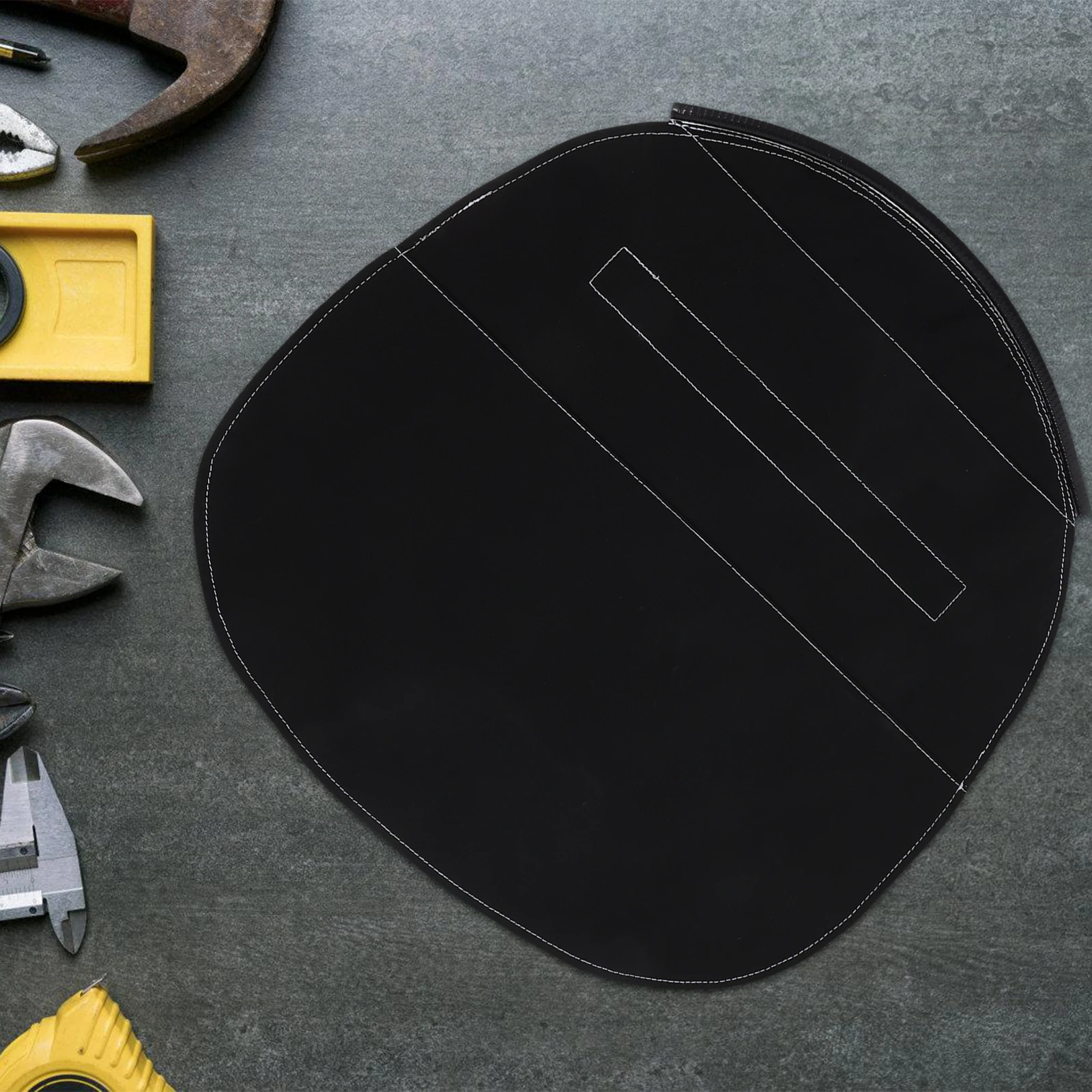 

Welding Cap Full Coverage Head Neck Fire Resistant Fabric Easy Install Complete Protection Men Women Heavy Duty Cover