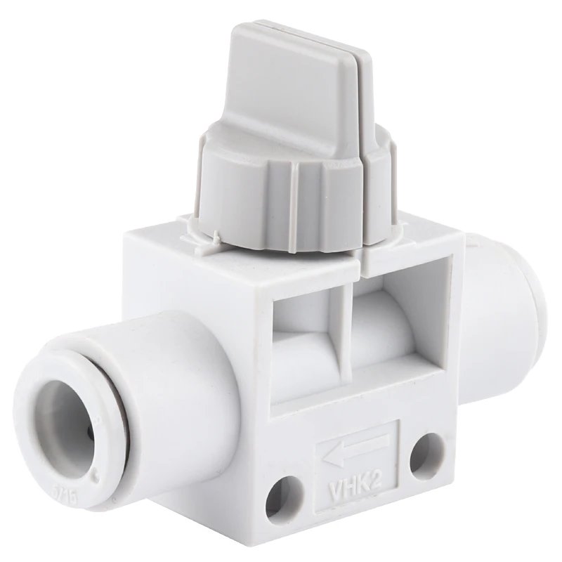 

SMC Pneumatic Quick-Connect Finger Valve Manual Valve Residual Pressure Release 3-Way Valve VHK2A-06F-06F VHK3A-08F-08F