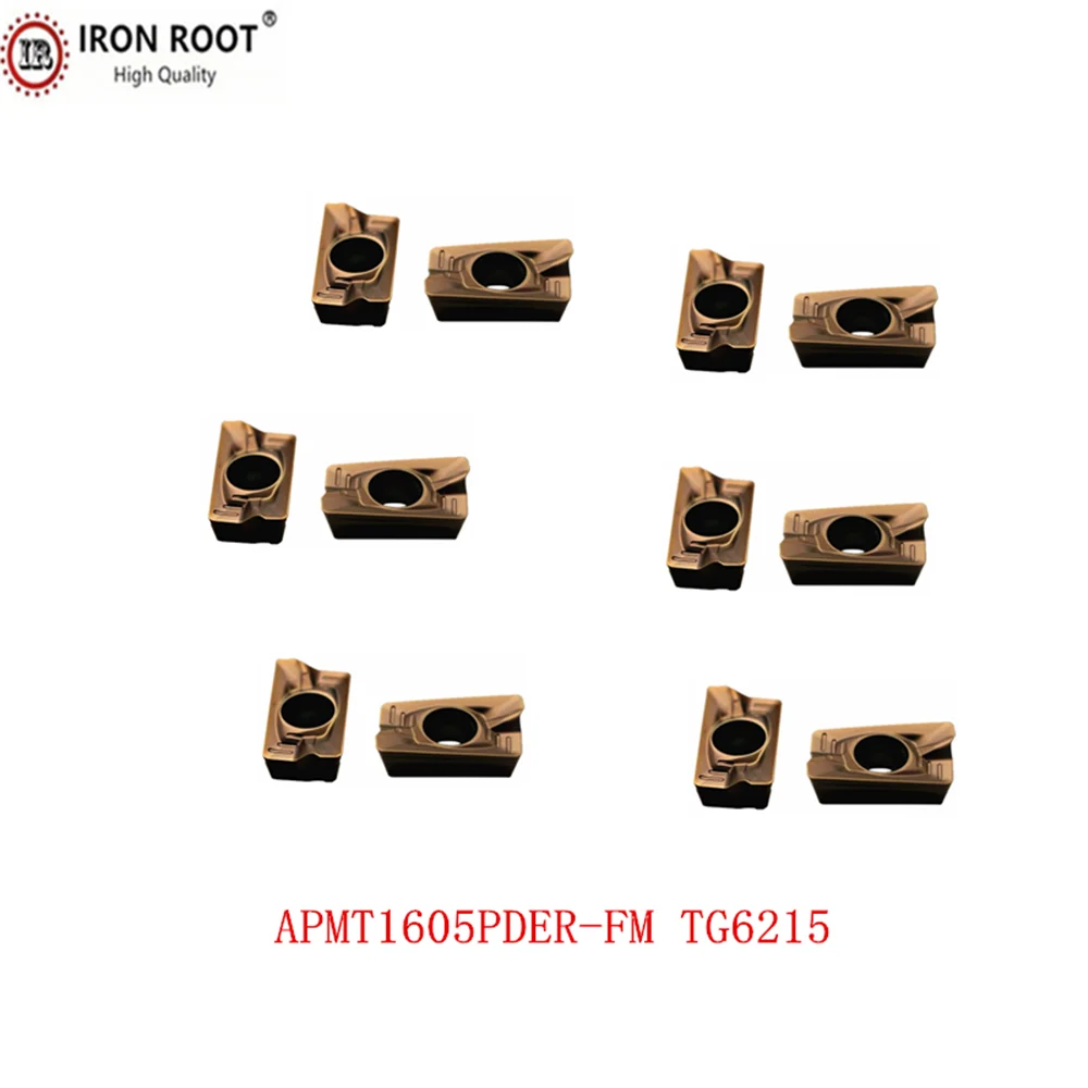 IRON ROOT Milling Insert APMT1605PDER,APMT1604PDER TG6325 CNC Lathe Milling Machine Milling Tools For BAP300,BAP300 For  P.M.K