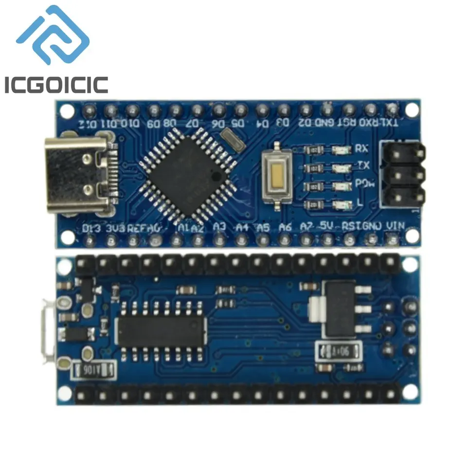 Mini/Type-C/Micro Atmega 328P/Pb Usb Nano 3.0 Met De Bootloader Compatibele Nano Controller Voor Arduino Ch340 Usb Driver 16Mhz