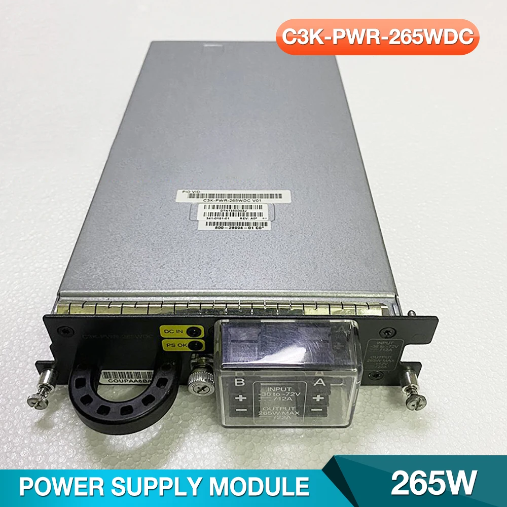 For CISCO Power Supply Used On 3560E/3750E Series Switches 341-0181-01 265W C3K-PWR-265WDC