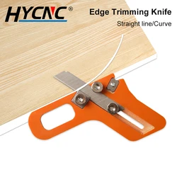 Edge Banding Machine Trimming Knife Woodworking Cutting Arc Straight Edge Banding Strip Scraper PVC Edge Trimmer Deburring Tool