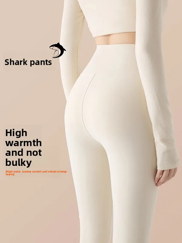 

Женские утепленные флисовые леггинсы для йоги с высокой талией, осенне-зимние, теплые, с эффектом утяжки живота и подтяжки ягодиц