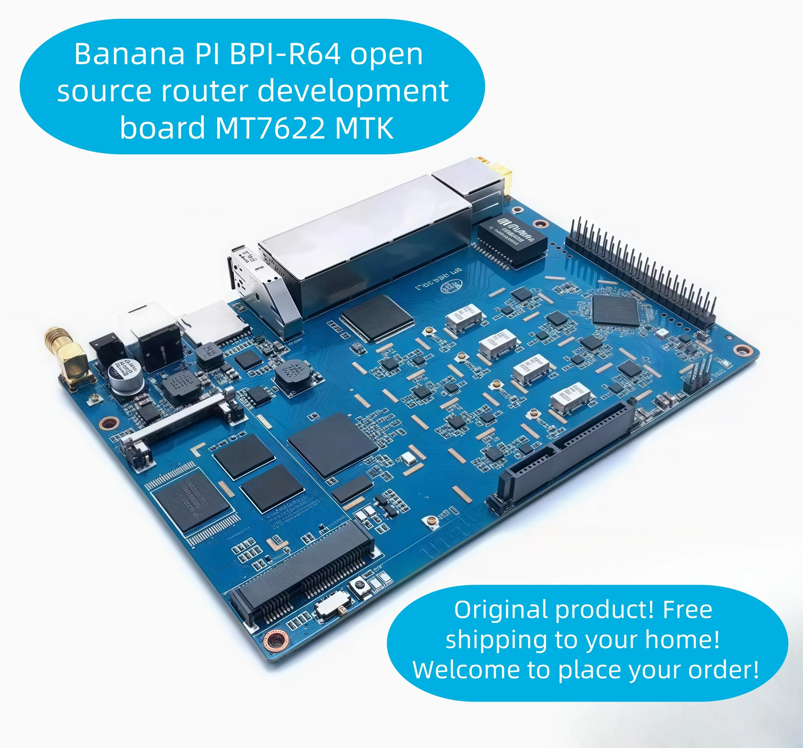 

Banana PI BPI-R64 open source router development board MT7622 MTK