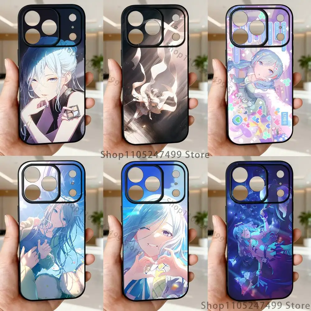 

H-Hinomori S-Shizuku Phone Case For iPhone 17,16,15,14,13,12,Pro,Max,Plus,E,SE4,Air,Mini Black Soft Box