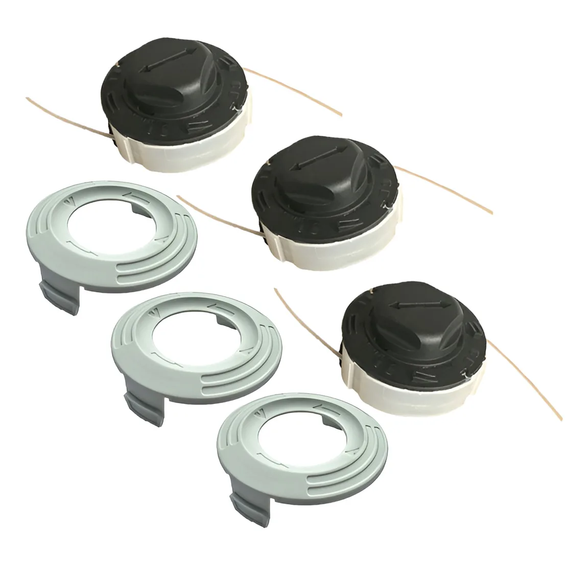 4009 710 4305 4009 710 4306 6Pcs/Set String Line Trimmer Spool Upper Cover Cap Fit For Stihl FSA 57 AutoCut C3-2